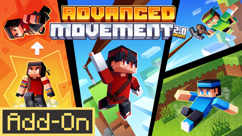 Advanced Movement 2.0 on the Minecraft Marketplace by Ninja Squirrel Gaming