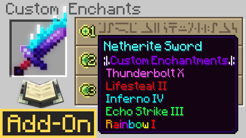 CUSTOM ENCHANTS! Add-On [1.5]