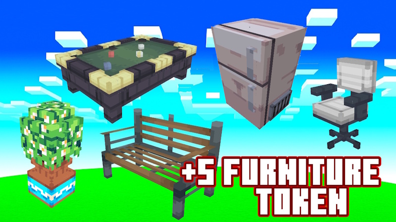 [Oneblock] 5 Furniture Tokens