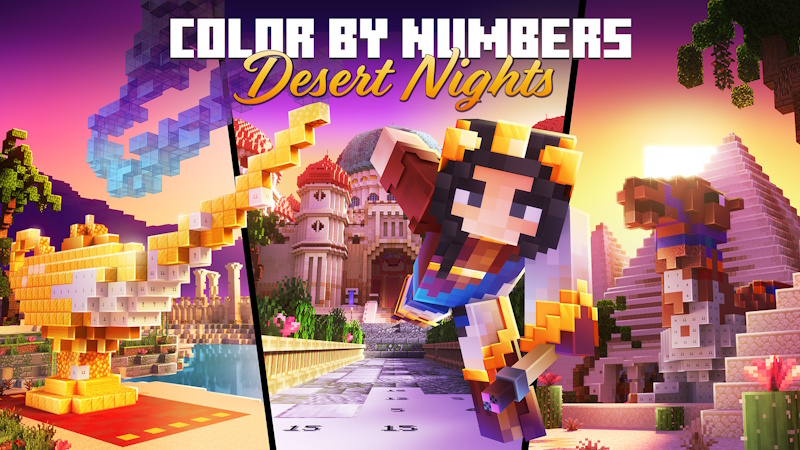 Color By Numbers 2 - Desert Nights on the Minecraft Marketplace by Rabbits Foot Studios