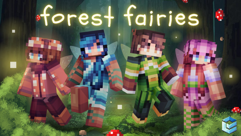 Forest Fairies on the Minecraft Marketplace by Entity Builds