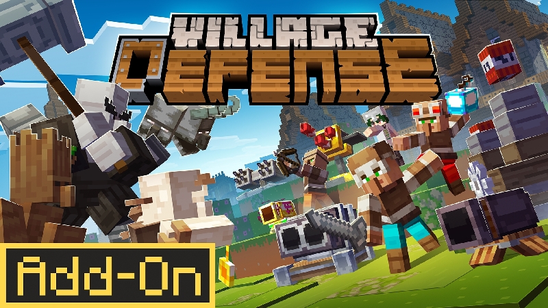 Village Defense Add-On on the Minecraft Marketplace by Piki Studios