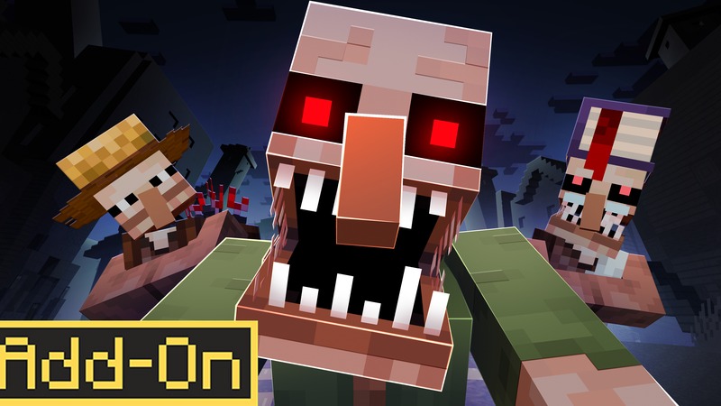 Cursed Villagers Add-On on the Minecraft Marketplace by HorizonBlocks