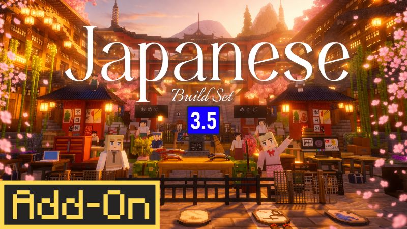 Japanese Build Set 3.5 on the Minecraft Marketplace by DeliSoft Studios