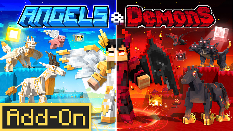 Angels & Demons Add-On on the Minecraft Marketplace by Float Studios