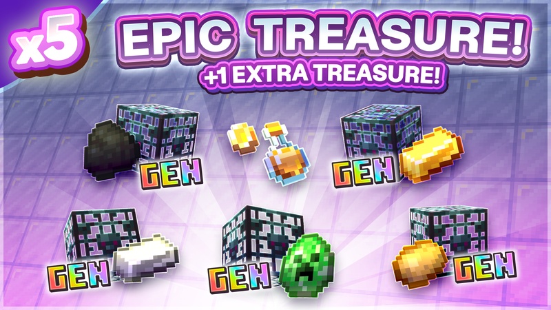 [SKYBLOCK FACTORY] 5x Epic Treasure [+1 FREE]