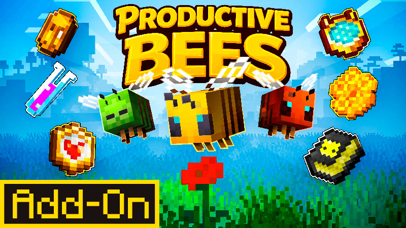 Productive Bees on the Minecraft Marketplace by Vatonage