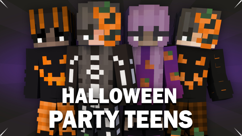 Halloween Party Teens on the Minecraft Marketplace by Pixelationz Studios