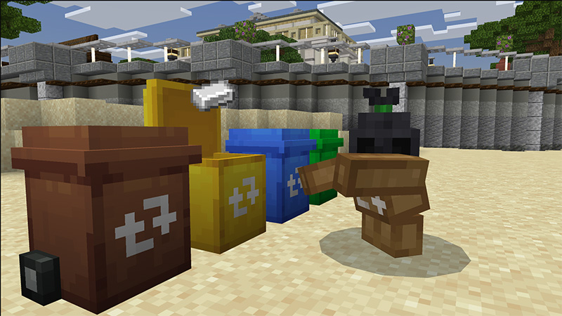 Trash & Recycling Add-On by Octovon