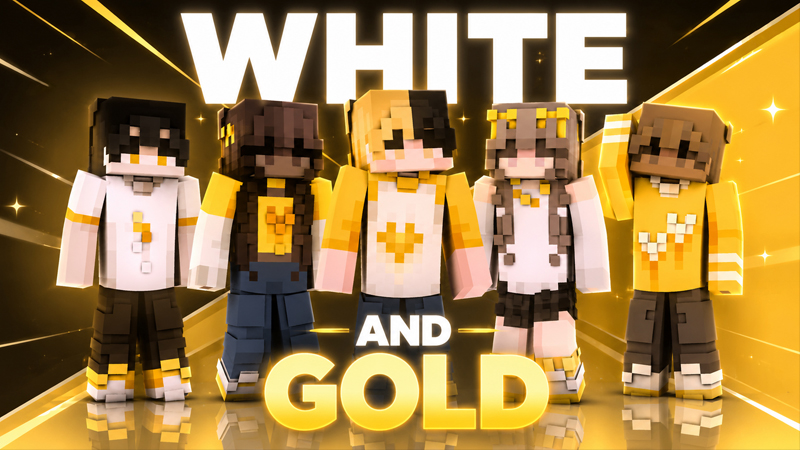 White and Gold on the Minecraft Marketplace by Lua Studios