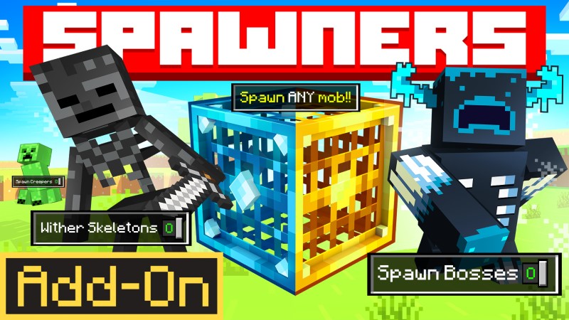 SPAWNERS Add-On on the Minecraft Marketplace by Lothiredon