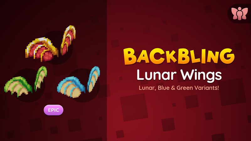 Lunar Wings Back Bling