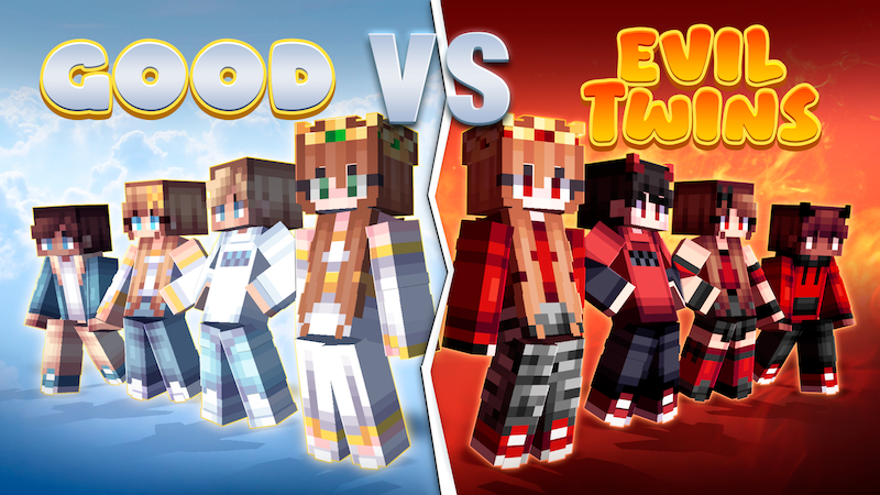 Good vs Evil Twins on the Minecraft Marketplace by Bedrock Productions