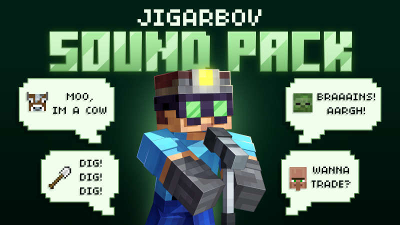 Jigarbov Sound Pack on the Minecraft Marketplace by Jigarbov Productions