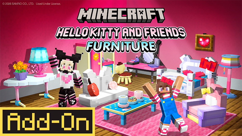 Hello Kitty and Friends Furniture on the Minecraft Marketplace by Razzleberries