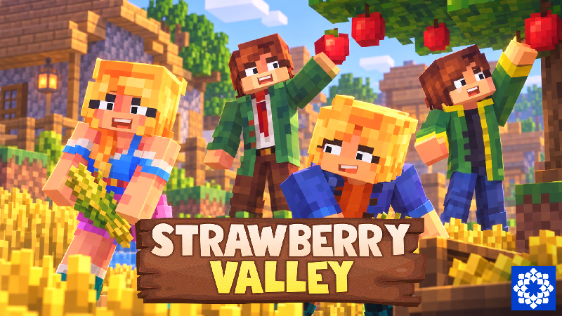 Strawberry Valley on the Minecraft Marketplace by Floruit