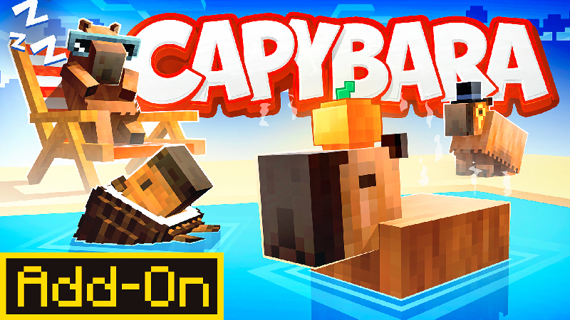 Capybara Add-On on the Minecraft Marketplace by Cleverlike