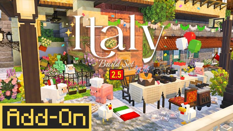 Italy Build Set 2.5 on the Minecraft Marketplace by DeliSoft Studios