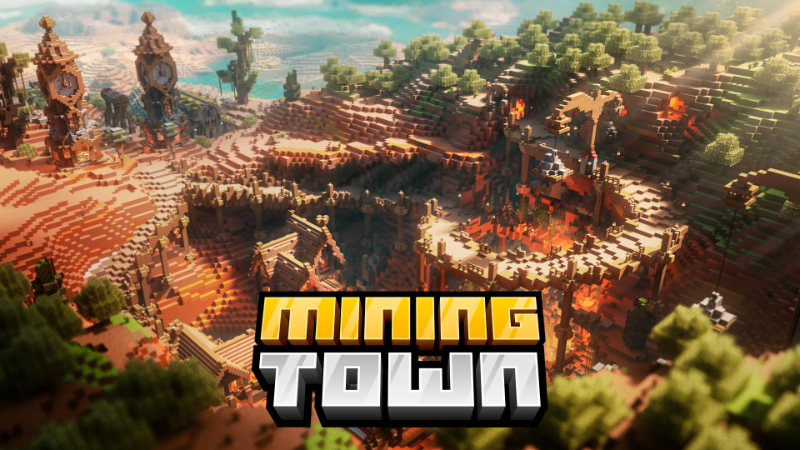 Mining Town on the Minecraft Marketplace by Kora Studios