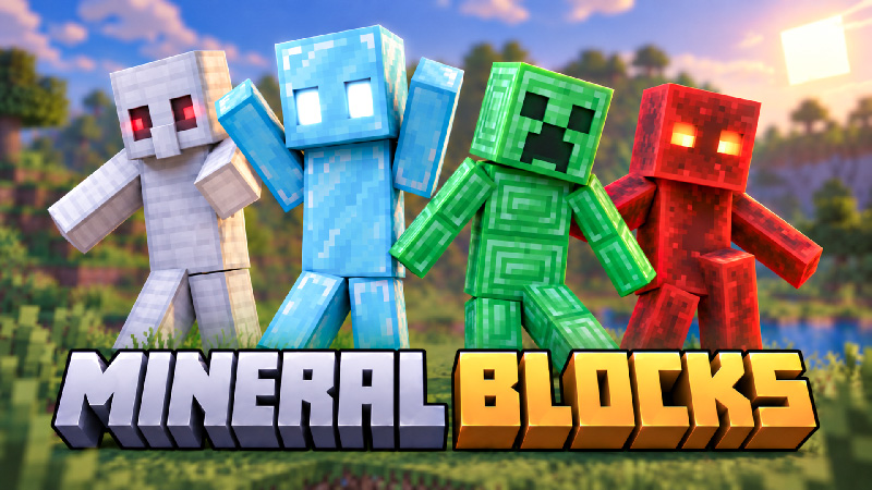 Mineral Blocks on the Minecraft Marketplace by Heropixel Games