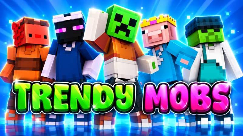 Trendy Mobs on the Minecraft Marketplace by Hielke Maps